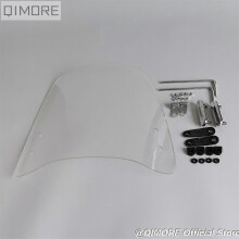 Parabrezza per scooter/scooter (spessore 2,5-3 mm, acrilico, accessori di montaggio inclusi)~0489