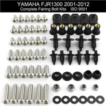 Κατάλληλο για Yamaha FJR1300 FJR1300 2001-2012 Πλήρες σετ μπουλονιών φέρι