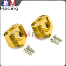 CNC Aluminium Styre Fat Bar Riser Monteringsklämma Adapter 22MM till 28MM för Pit Dirt Bike Motorcykel