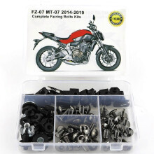 Για Yamaha MT07 MT-07 FZ07 2014-2019 Πλήρες κιτ μπουλονιών φέρινγκ, μετα
