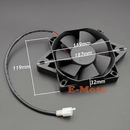 Universal 12V Ηλεκτρικός κινητήρας, ανεμιστήρας ψυγείου, ψύξη γ