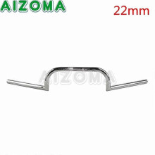 1 Inch Clubman Pullback Motorcycle Black Handlebar 25mm Custom Handlebar For Harley Bobber Cafe Racer