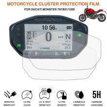 Motorcycle Cluster Anti Scratch Screen Protector Film For DUCATI Monster 797 821 1200 1200R 937~0829