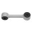 33551094619 Link della barra antirollio posteriore in lega E46 argento 16