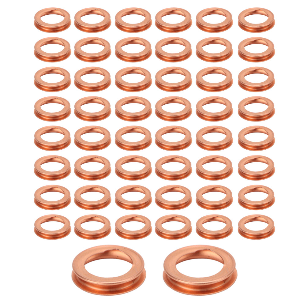 50Pcs Oil Drain Plug Gasket 1102601M02 Copper Oil Crush Washers Replacement For Infiniti Ex35 Fx35 Fx45 Fx50 G20 G25 G35 4271321789233