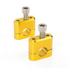 7/8" 22mm Motorcykelstyre Fat Bar Riser Monteringsklämma Adapter Styrklämmor för Protaper MX Enduro