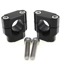 7/8" 22mm Motorcykelstyre Fat Bar Riser Monteringsklämma Adapter Styrklämmor för Protaper MX Enduro