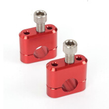 7/8" 22mm Motorcykelstyre Fat Bar Riser Monteringsklämma Adapter Styrklämmor för Protaper MX Enduro