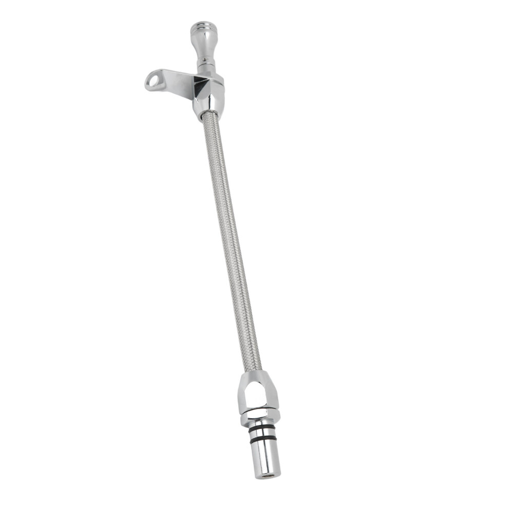 Flexible Transmission Dipstick Braided Hose Firewall Mounted Stainless Steel Rustproof Replacement For Gm 700R4 7651321789773