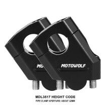 TMAX 530 Motorcykel 3 Färger Styre Riser Bar Mount Handle Clamp Passar För YAMAHA T-MAX 530 T-max530