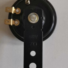 1 clacson elettrico universale per motocicletta 12V 24V 48V 60V, altoparlanti rotondi impermeabili per