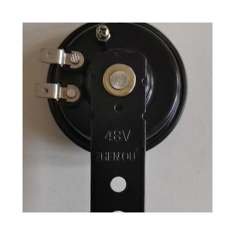 Kit klaxon électrique universel pour moto 12 V, 24 V, 36 V, 48 V, 60 V, étanche, rond, puissant, pour