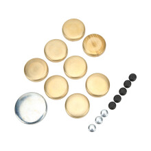 Brass Freeze Frost Expansion Plug Kit for Sealed Power 381‑8007 Replacement for Chevy Small Block 283ci 305ci 327ci 350ci