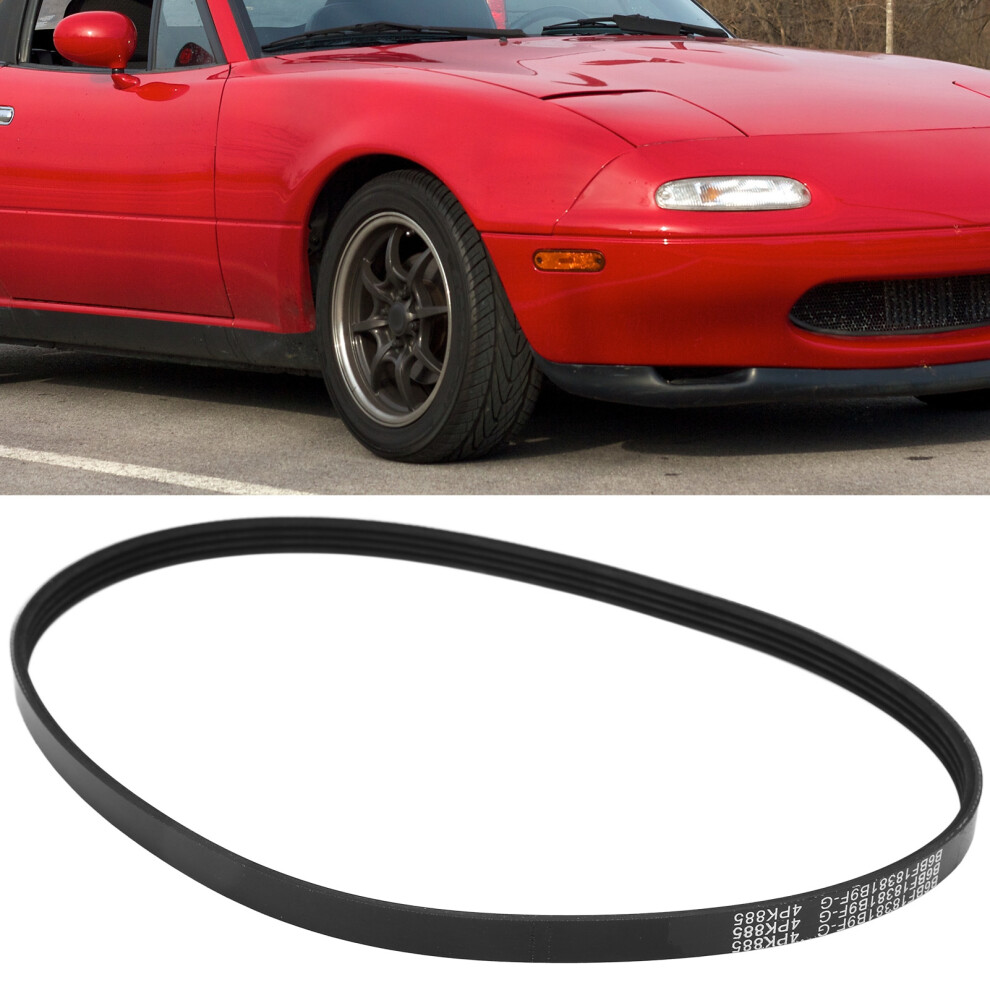 Alternator Fan Drive Belt B6bf18381b9f Replacement For Mazda Mk1 Mx5 Na 1.8 1993Â1998 8411321790051