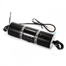 Reproductor MP3 para manillar de motocicleta, altavoz Bluetooth, música, radio FM, resistente al agua,