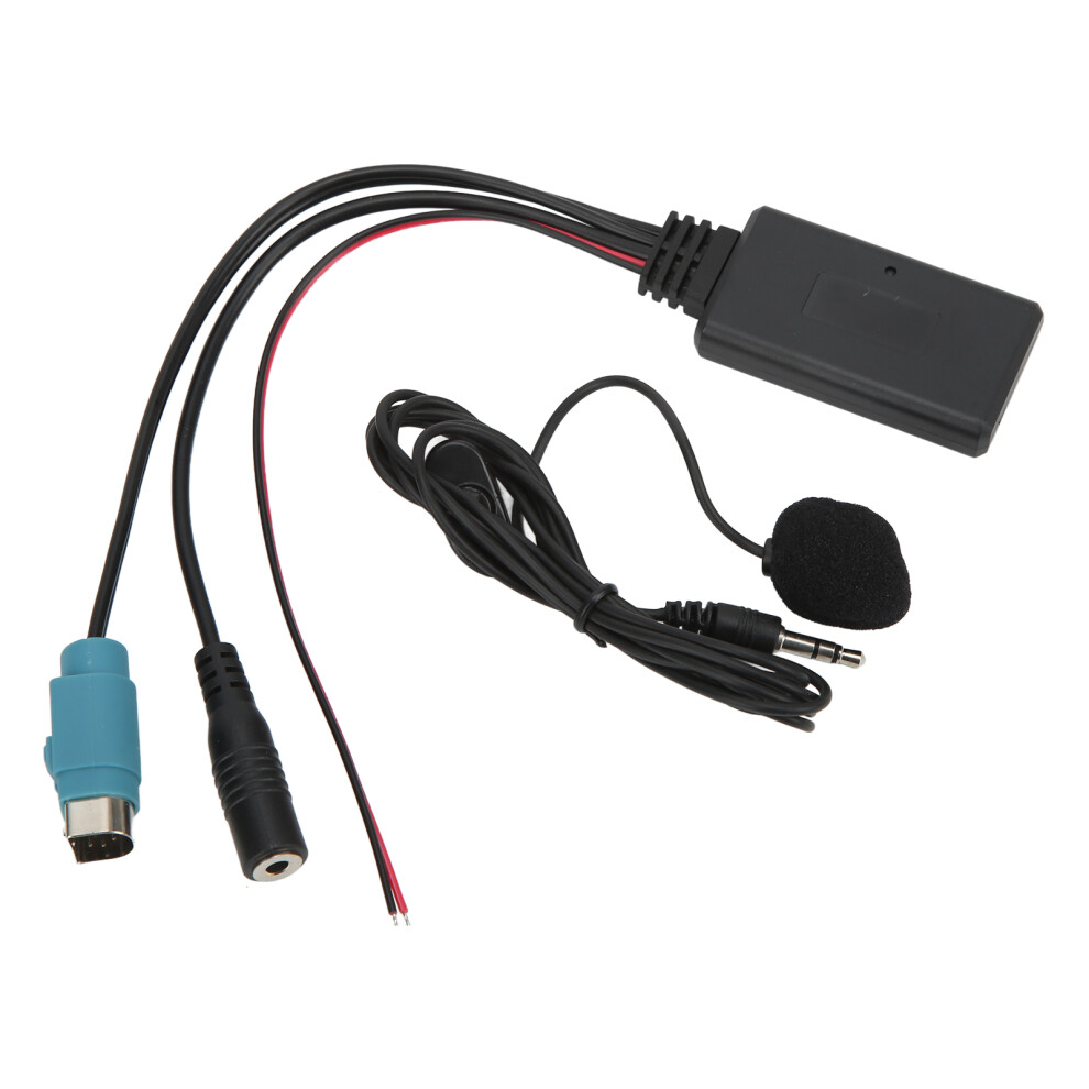Car Bluetooth5.0 Aux Module Handsfree Mic Abs Wearproof Antiaging For Alpine Kceâ236B 5061321790228