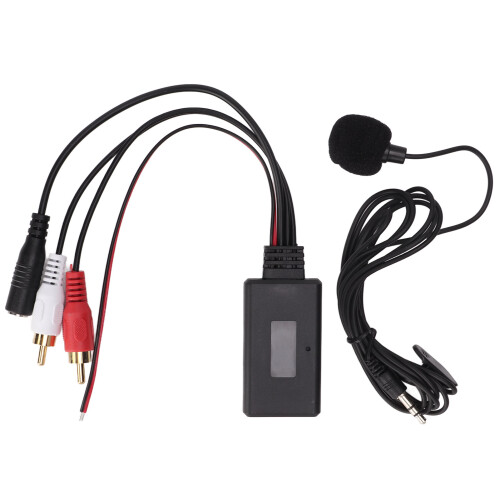 Bluetooth 5.0 Módulo AUX para coche manos libres ABS 2RCA 1