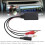 Bluetooth 5.0 Módulo AUX para coche manos libres ABS 2RCA 11