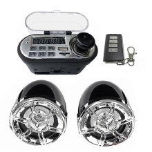 Sistema de sonido para motocicleta, altavoz estéreo, resistente al agua, para motocicleta, scooter,