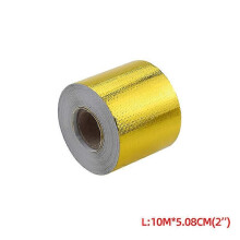 Nastro isolante termico per aspirazione aria Gold 2'', barriera termica riflettente autoadesiva