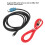Câble adaptateur AUX KCE-237B, remplacement en ABS, 3,5 mm 6