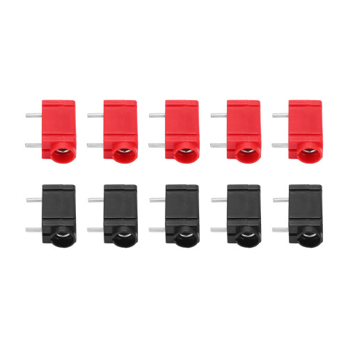 Conector banana hembra para PCB de 4 mm plateado J.40024 24 A 1