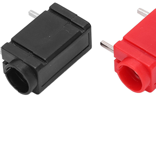 Conector banana hembra para PCB de 4 mm plateado J.40024 24 A 2