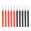Test Probe Pin Red Black DIY Screw Connection Universal Multimeter Test Lead Needle for Circuit 2