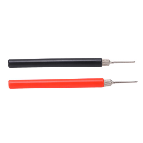 Test Probe Pin Red Black DIY Screw Connection Universal Multimeter Test Lead Needle for Circuit 2