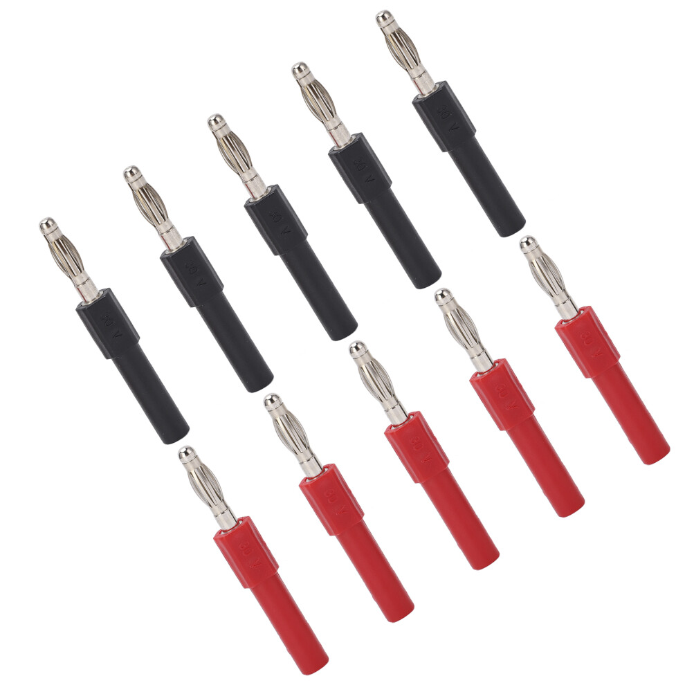 5Set J.20012 Banana Plug Connector 4Mm Male To 2Mm Female Multimeter Banana Plug Connector Adapter 8431321791063