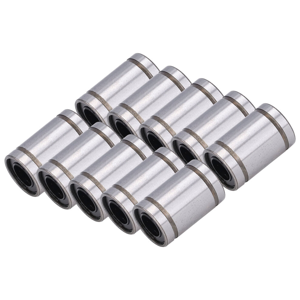 10Pcs Linear Motion Bearing Cylinder Optical Axes Slider Test Frame Spare Id 6Mm Od 12Mm Lm6uu 4191321790902