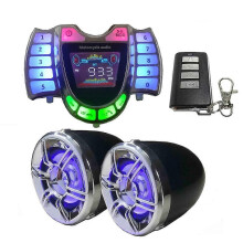 HY-008 Altavoz estéreo Bluetooth para motocicleta, sistema manos libres, radio TF, AUX, FM, USB ~10500