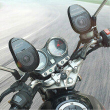 Sistema de audio MP3 con altavoces para motocicleta, radio FM, disco U, tarjeta TF y Bluetooth, compatible