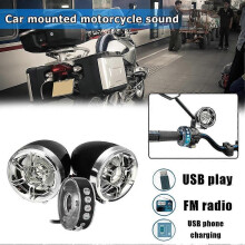 ["Sonido para bocina de motocicleta, altavoz Bluetooth, sistema de audio MP3, accesorios para motocicleta
