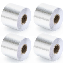 Pellicola protettiva riflettente autoadesiva universale da 5 cm e 10 metri, 4 rotoli, per moto, scarico