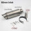 Universal εξάτμιση μοτοσικλέτας 51/60mm GY6 Racing Scooter Design σιγαστήρα DB Killer Catalyst για HONDA 1