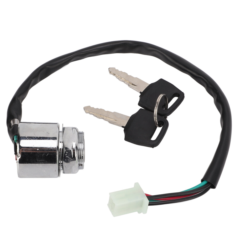 4 Wire Ignition Key Switch For 50Cc 70Cc 90Cc 110Cc 125Cc 250Cc Atv Quad Dirt Bike Scooter Motorcycle 7601321791986