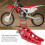 Rosso ABS CRF250R Guida-catena Slider 50-250cc 5