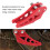 Rosso ABS CRF250R Guida-catena Slider 50-250cc 3