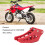 Rosso ABS CRF250R Guida-catena Slider 50-250cc 8
