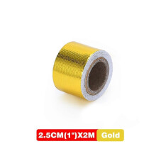 Nastro isolante termico per aspirazione aria Gold 2'', barriera termica riflettente autoadesiva