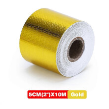 Nastro isolante termico per aspirazione aria Gold 2'', barriera termica riflettente autoadesiva