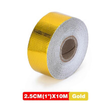 Nastro isolante termico per aspirazione aria Gold 2'', barriera termica riflettente autoadesiva