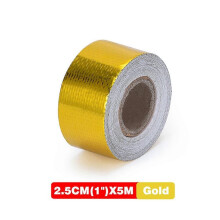 Nastro isolante termico per aspirazione aria Gold 2'', barriera termica riflettente autoadesiva