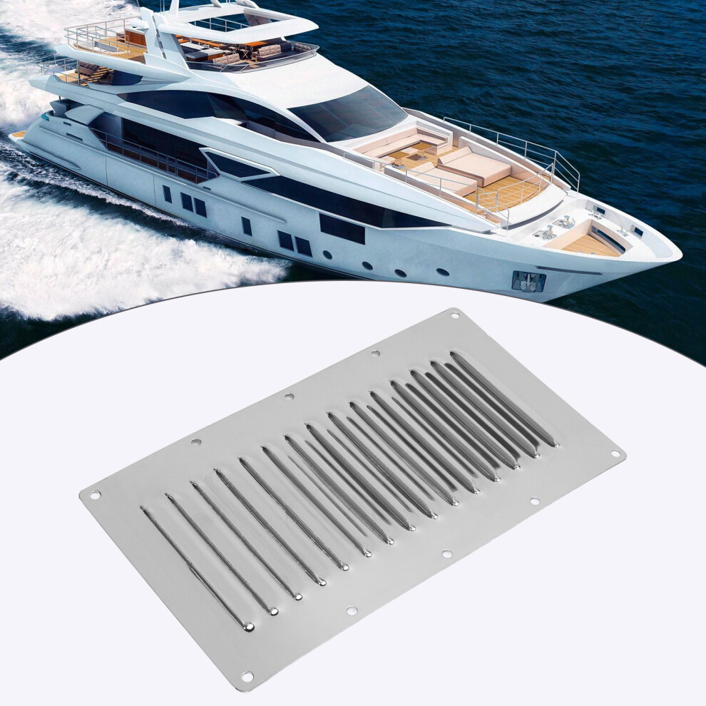 Boat Air Vent Louvrer Premium 225X125mm Metal Corrosion Resistant Sturdy Durable Ventilation Grill Plate 8401321792438