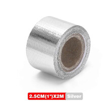 VR - Nastro adesivo rinforzato in alluminio da 2" x 1,2,5,10 metri, con supporto per schermatura termica,