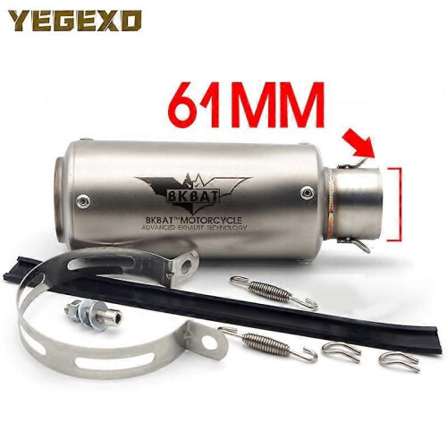 Εξάτμιση μοτοσικλέτας Escape 51MM 61MM από ανοξείδωτο ατσάλι γ