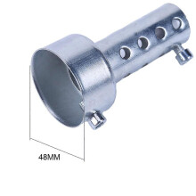 Universell motorcykelavgasdämpare justerbar ljuddämpare db killer pipe spets för motorcykelracing 35/42/45/48mm
