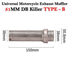 60mm 51mm DB Killer Universal Motorcykel Yoshimura Avgasljuddämpare Ljuddämpare Moto Escape