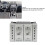Car Seat Heating Button Switch Silver BS7T19K314AB ABS Replacement for Ford Galaxy 7